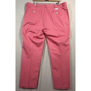 Vineyard Vines Club Pants Mens 40x30 Flat Front Khaki Chino Salmon/Pink Cotton